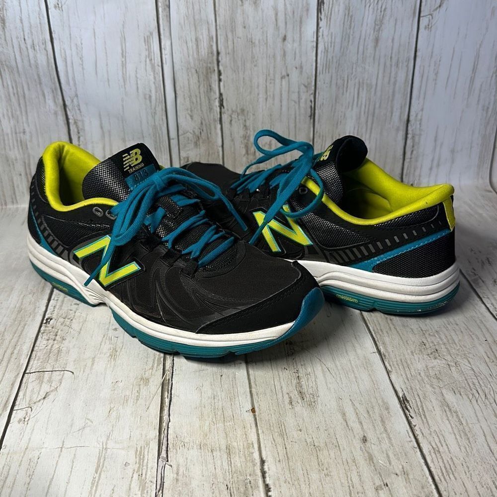 New Balance Women's WX813BK2 Cross-Training Sneakers Black‎ Size 6.5 Made USA
